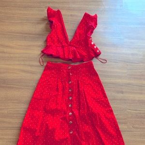 Free People Two Piece Set